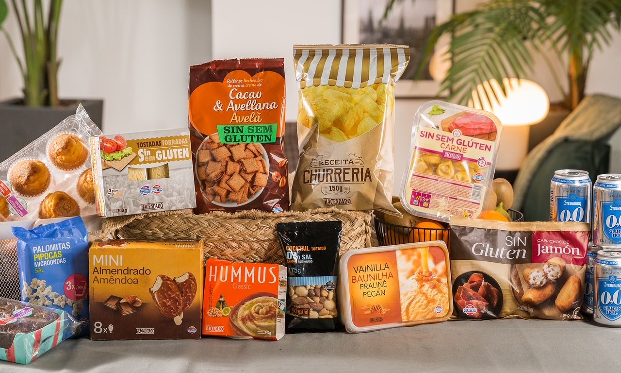 Algunos productos del surtido sin gluten de Mercadona