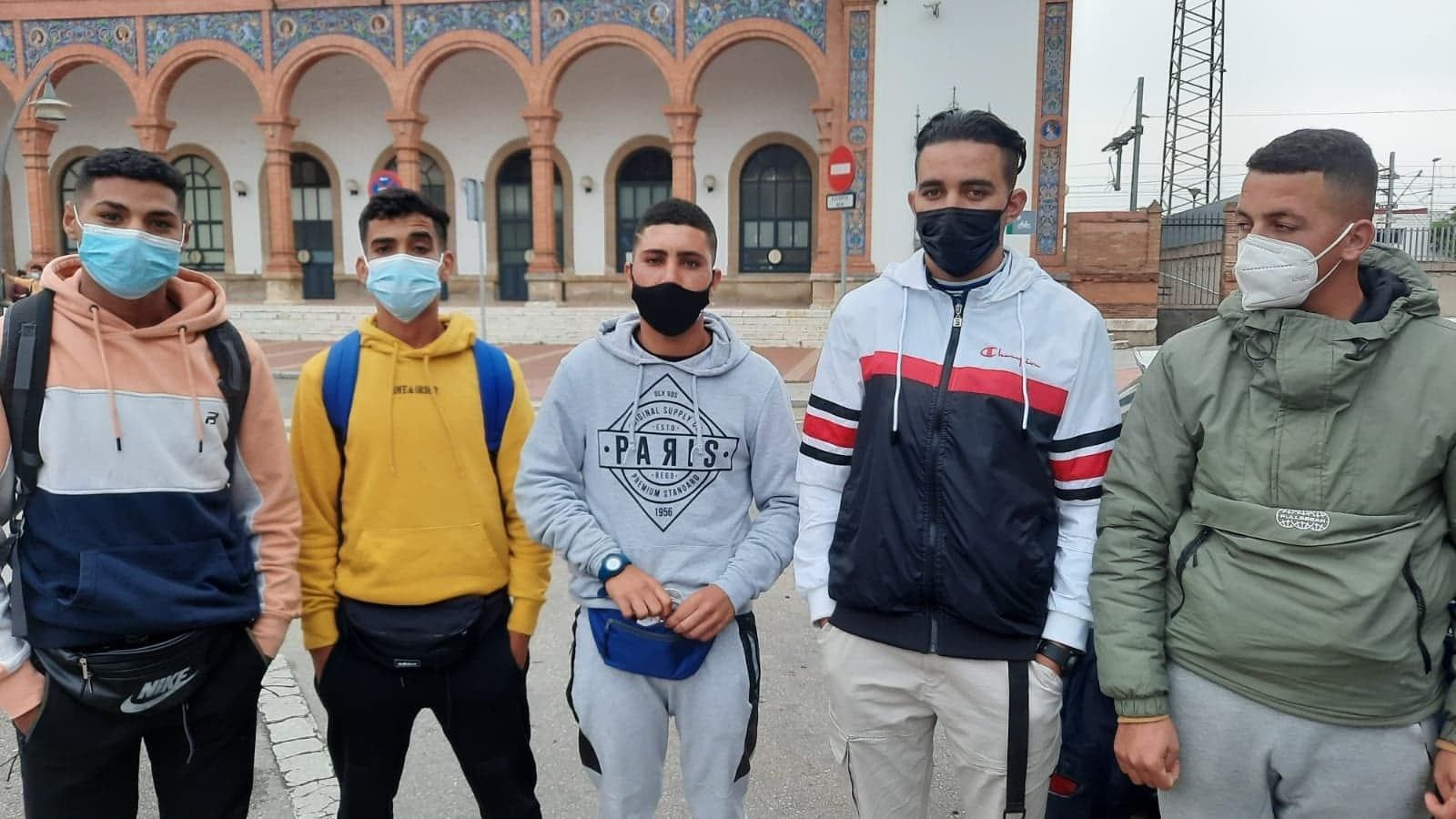 Jóvenes extutelados que han dormido en las calles de Jerez. Jóvenes extutelados que han dormido en las calles de Jerez.