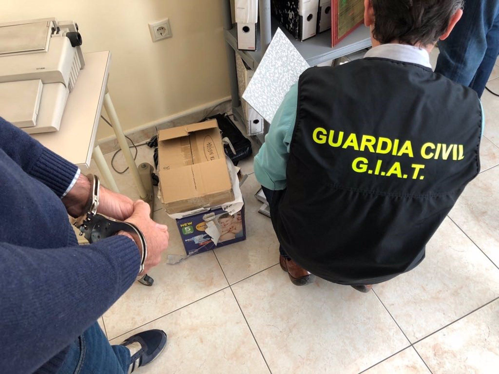 La Guardia Civil ha trabajado contra la trama de los carnets de conducir falsos.