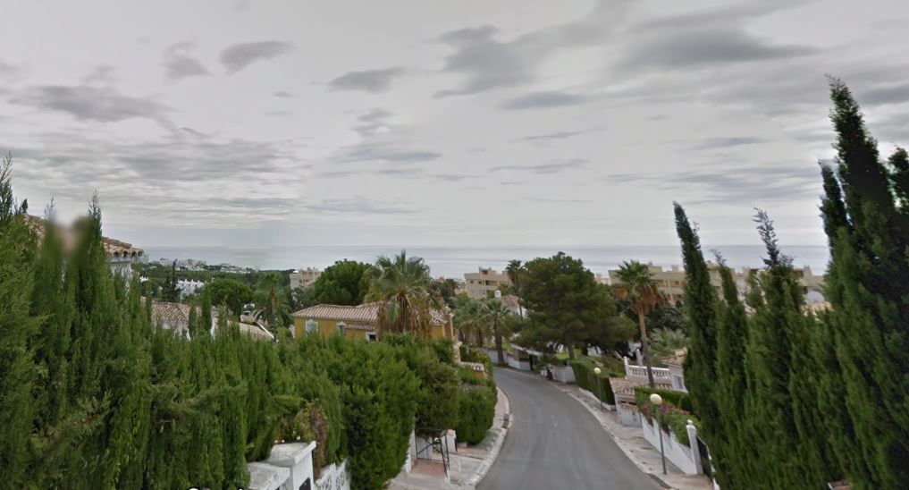 La calle Encinas, de Mijas.