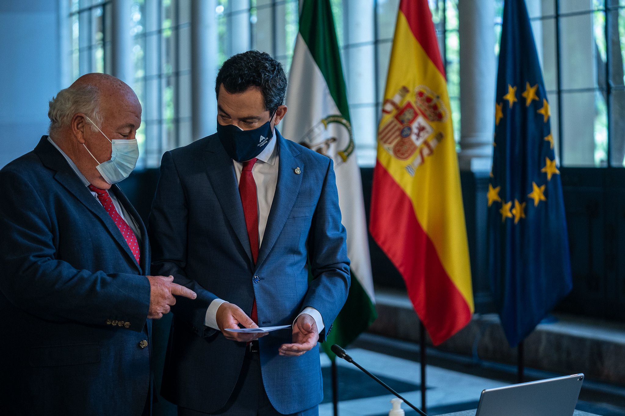 Aguirre y Moreno (PP), en una imagen de archivo. 