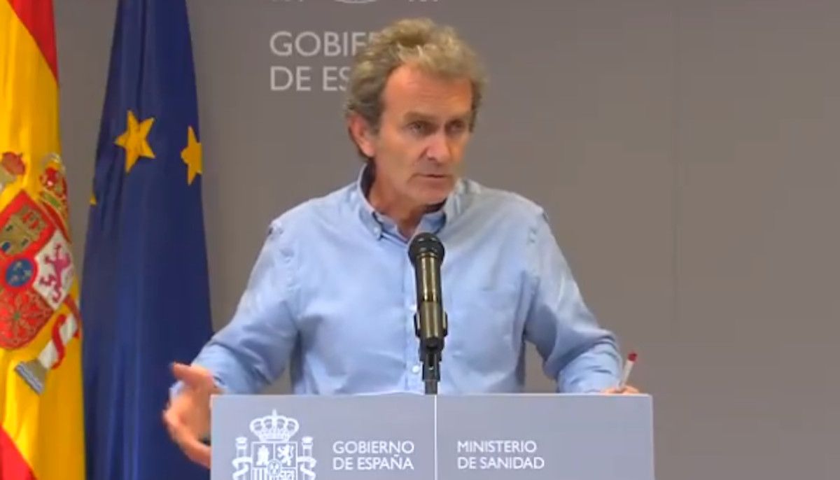 Fernando Simón en rueda de prensa.