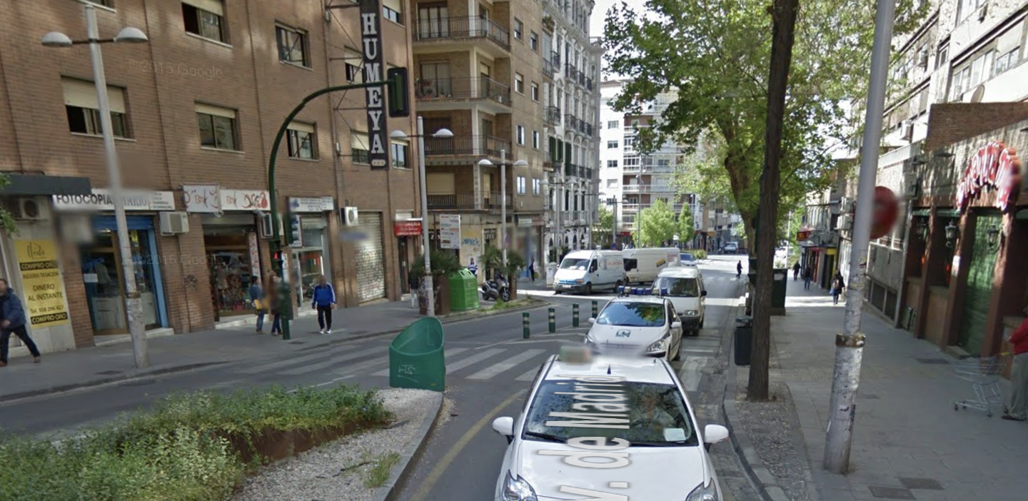 Barrio de Doctores en Granada, en una imagen de Google Maps.