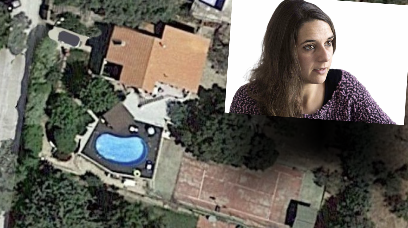 Otro 'chaletazo' en Podemos. Vista aérea de Google Maps, recogida por 'Ok Diario', de la nueva vivienda con parcela de Noelia Vera.