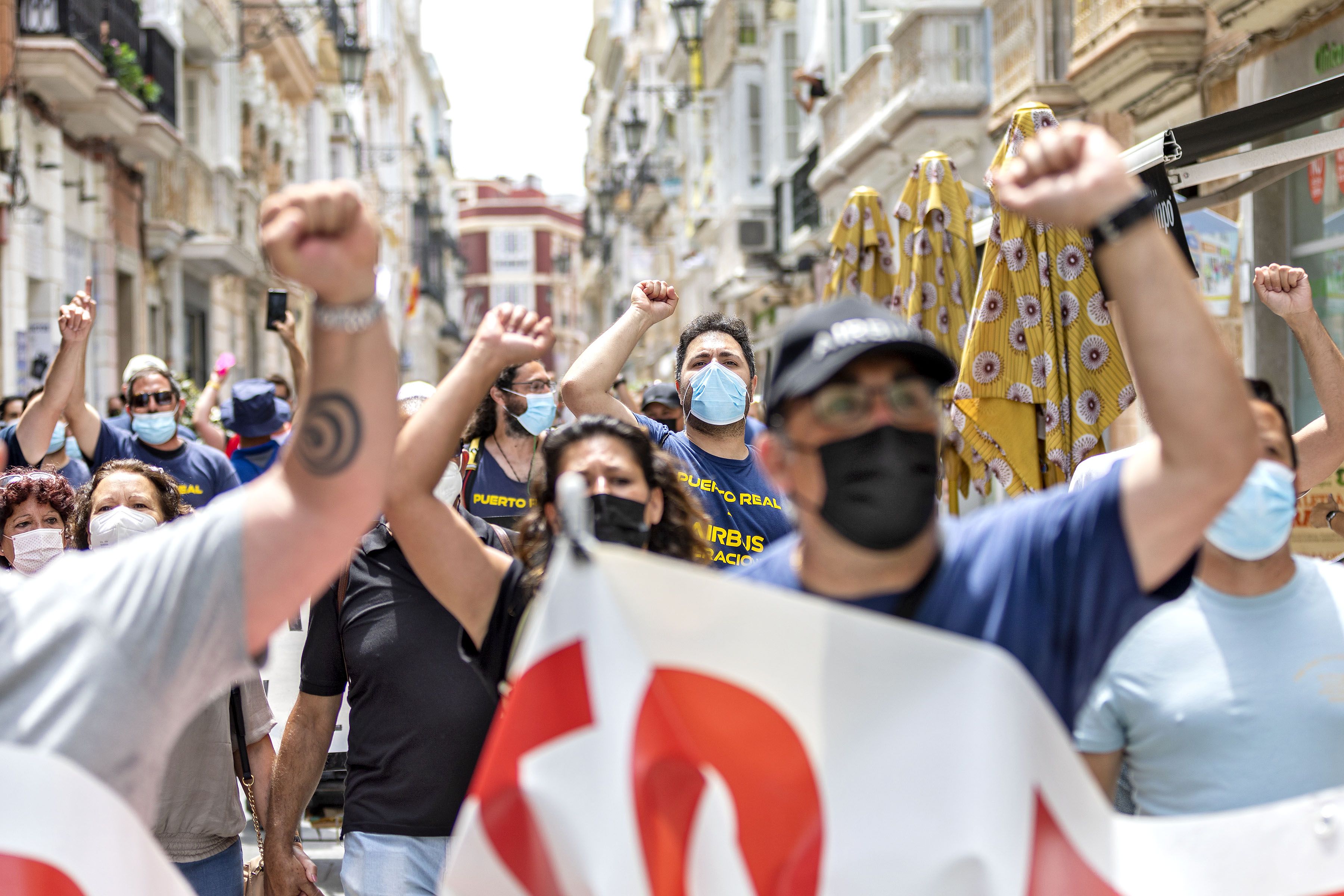 Protesta Airbus Cádiz (Germán Mesa)6