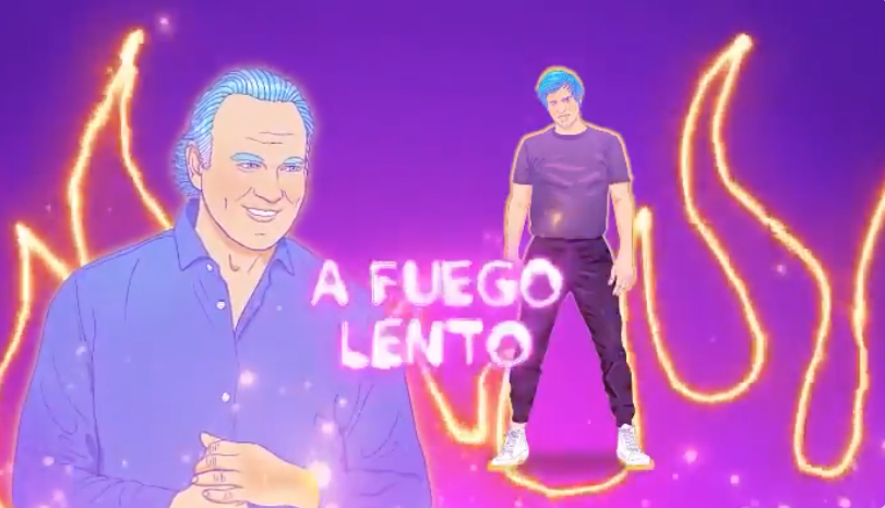 Imagen promocional de la canción que cantarán juntos Bertín Osborne y Carlos Baute.