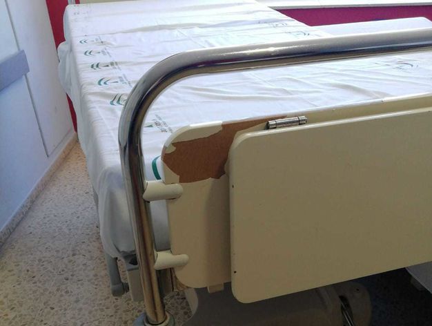Una de las camas introducidas en las habitaciones de Hematología del Puerta del Mar.