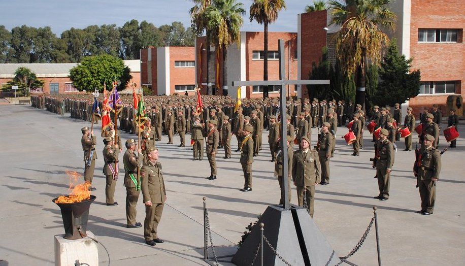 Militares en el Centro de Formación de Tropa de San Fernando, en una imagen de archivo.