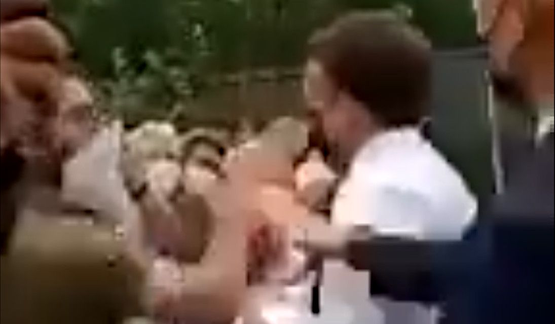 La agresión a Macron.