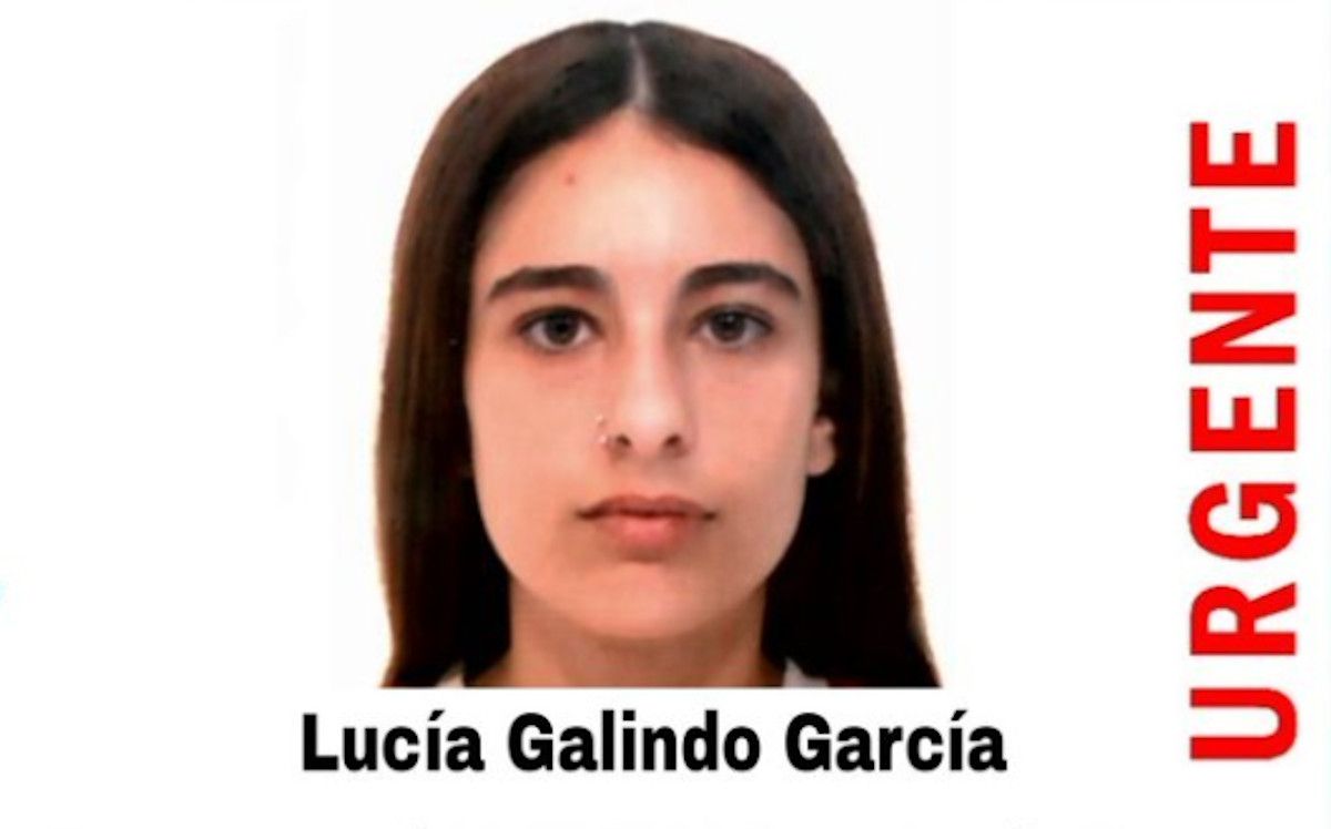 Lucía Galindo García, la adolescente desaparecida en Roquetas de Mar.