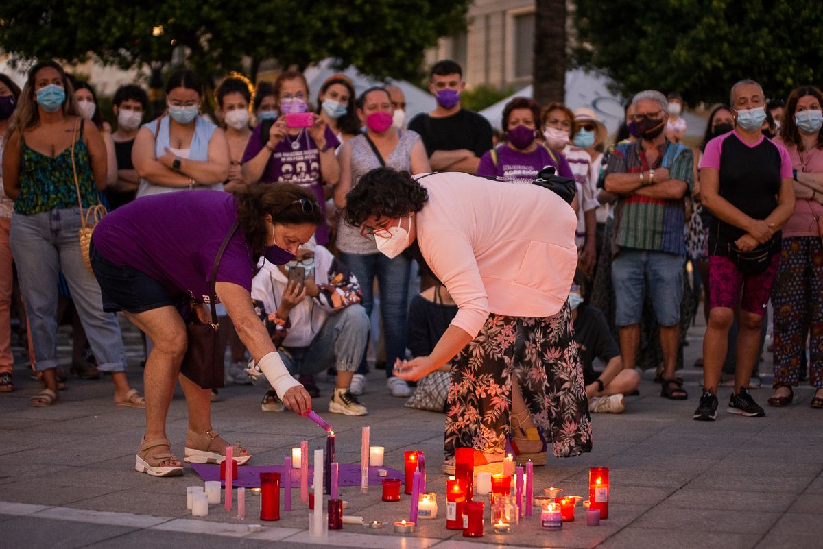 Una manifestación contra la violencia machista, en una imagen de archivo.