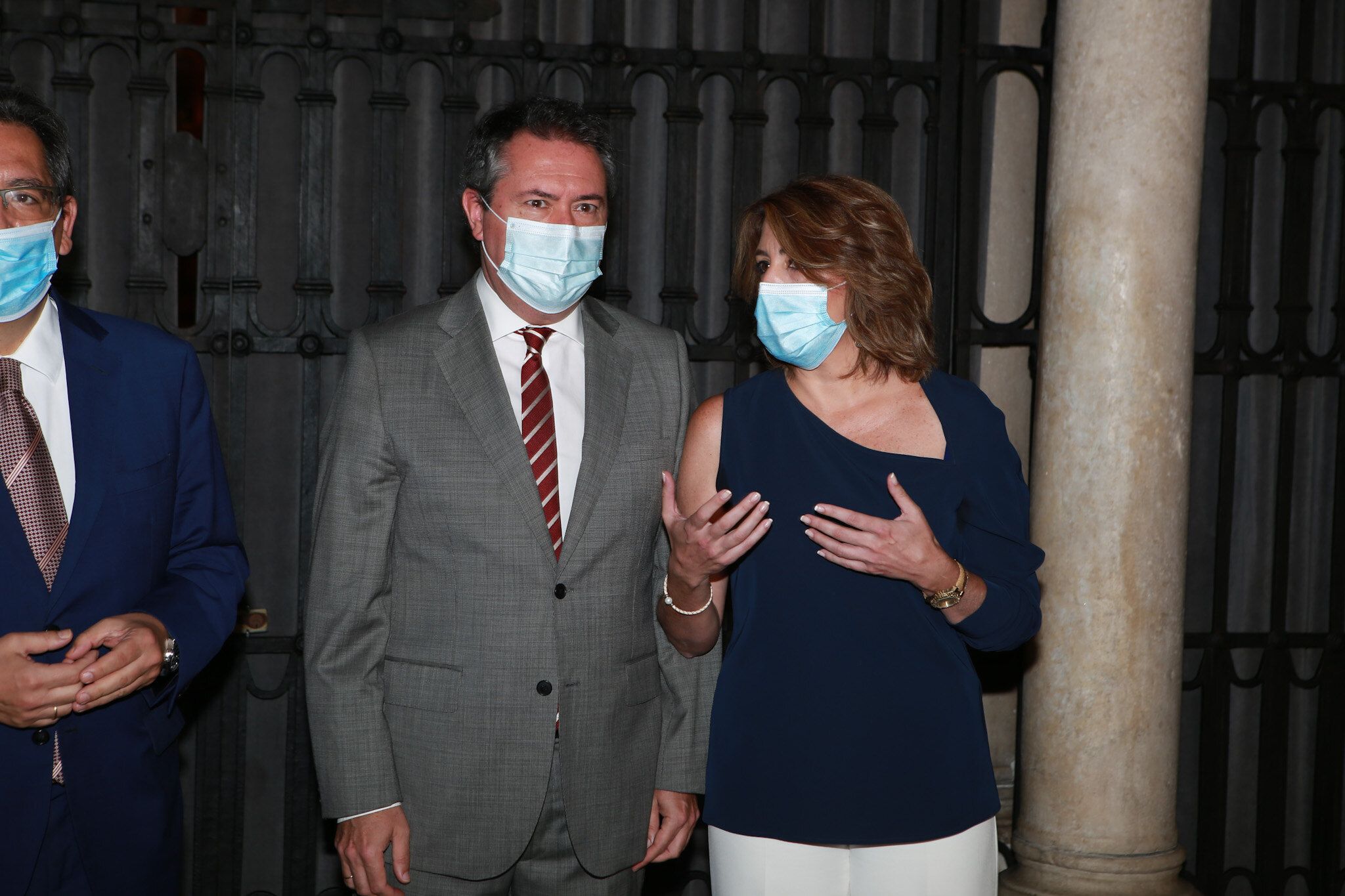 Espadas y Díaz, en junio del año pasado.