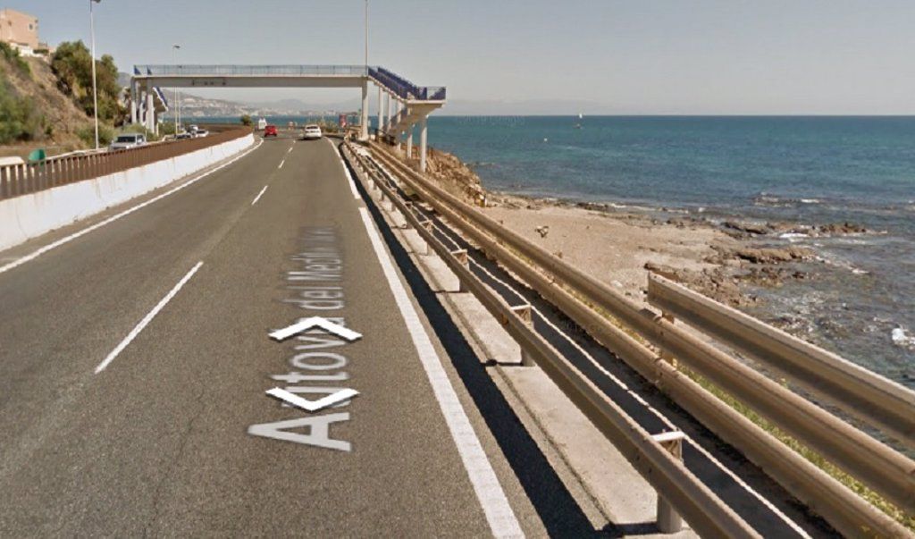 Fallece un joven de 22 años tras una salida de vía y volcar su coche en Mijas. GOOGLE MAPS