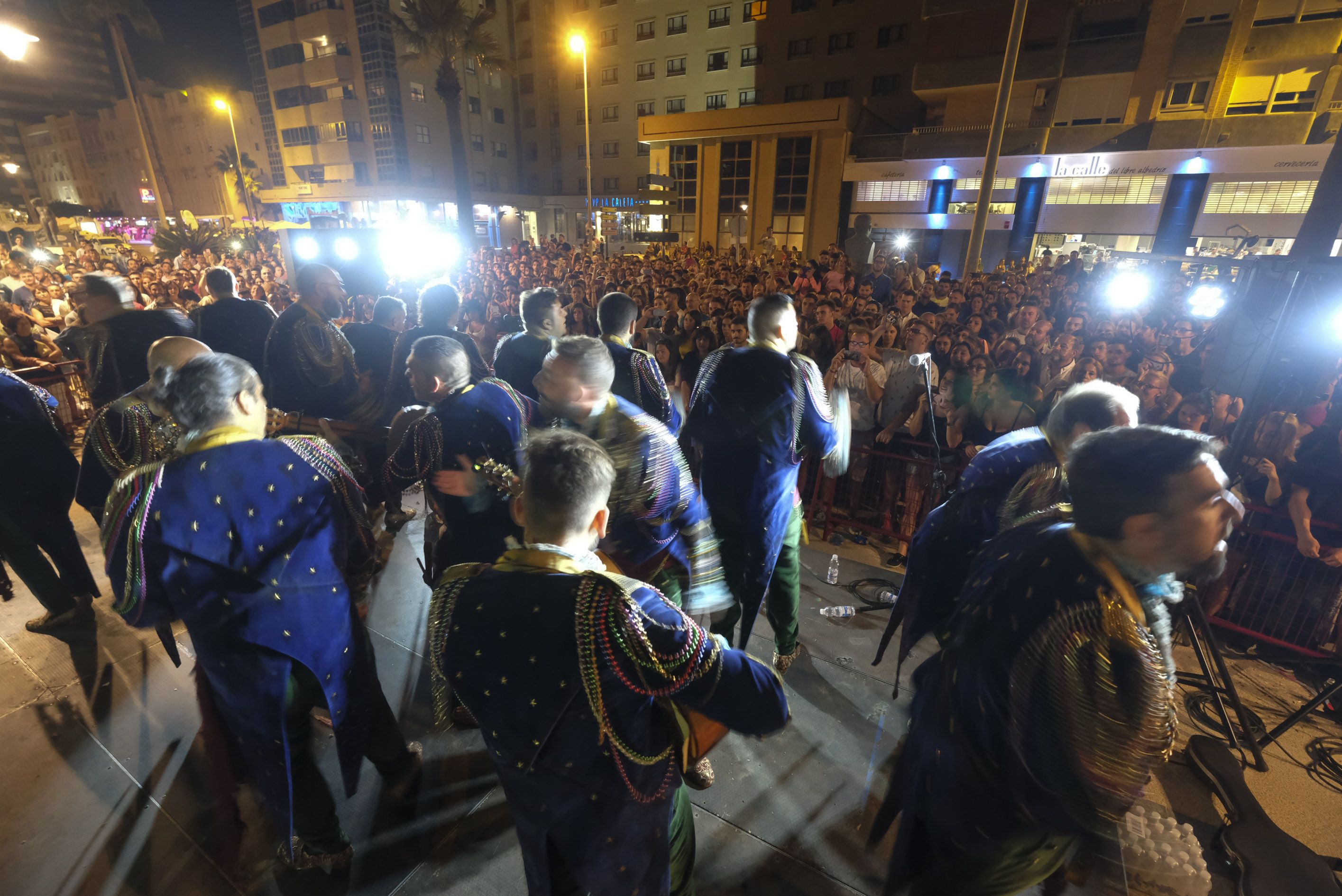 Actuaciones durante la pasada gran noche del Trofeo en Cádiz.