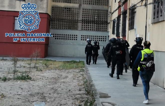 Una operación policial en Algeciras contra los narcos.