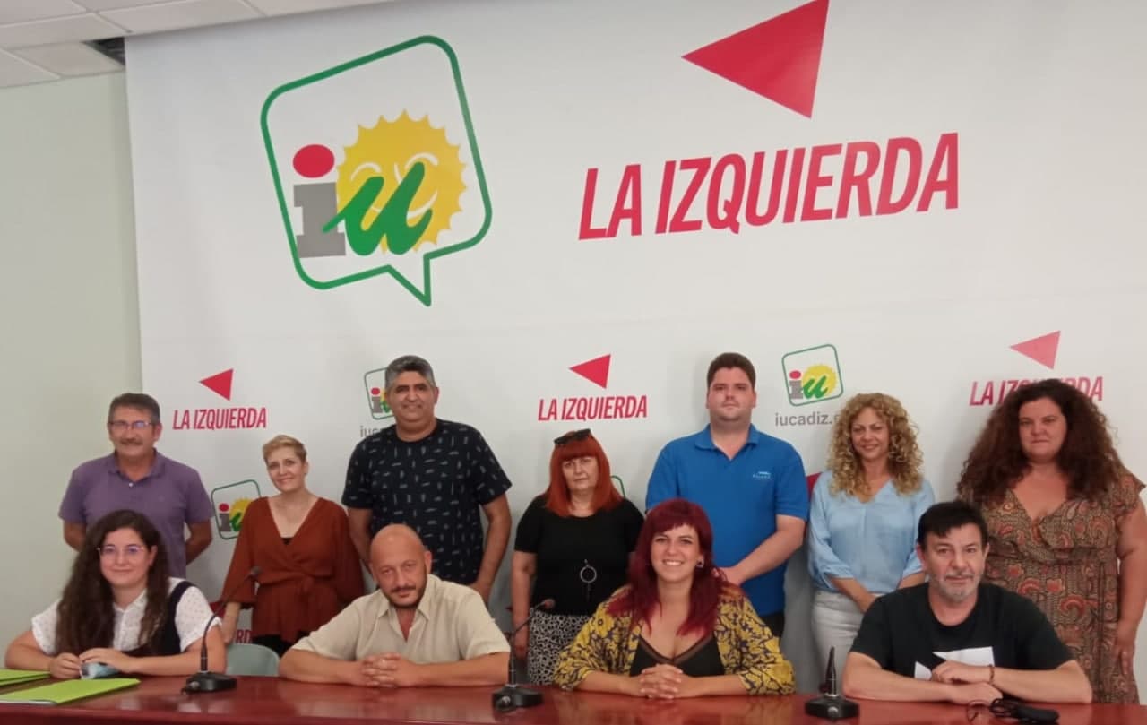 La nueva dirección local de IU Jerez.