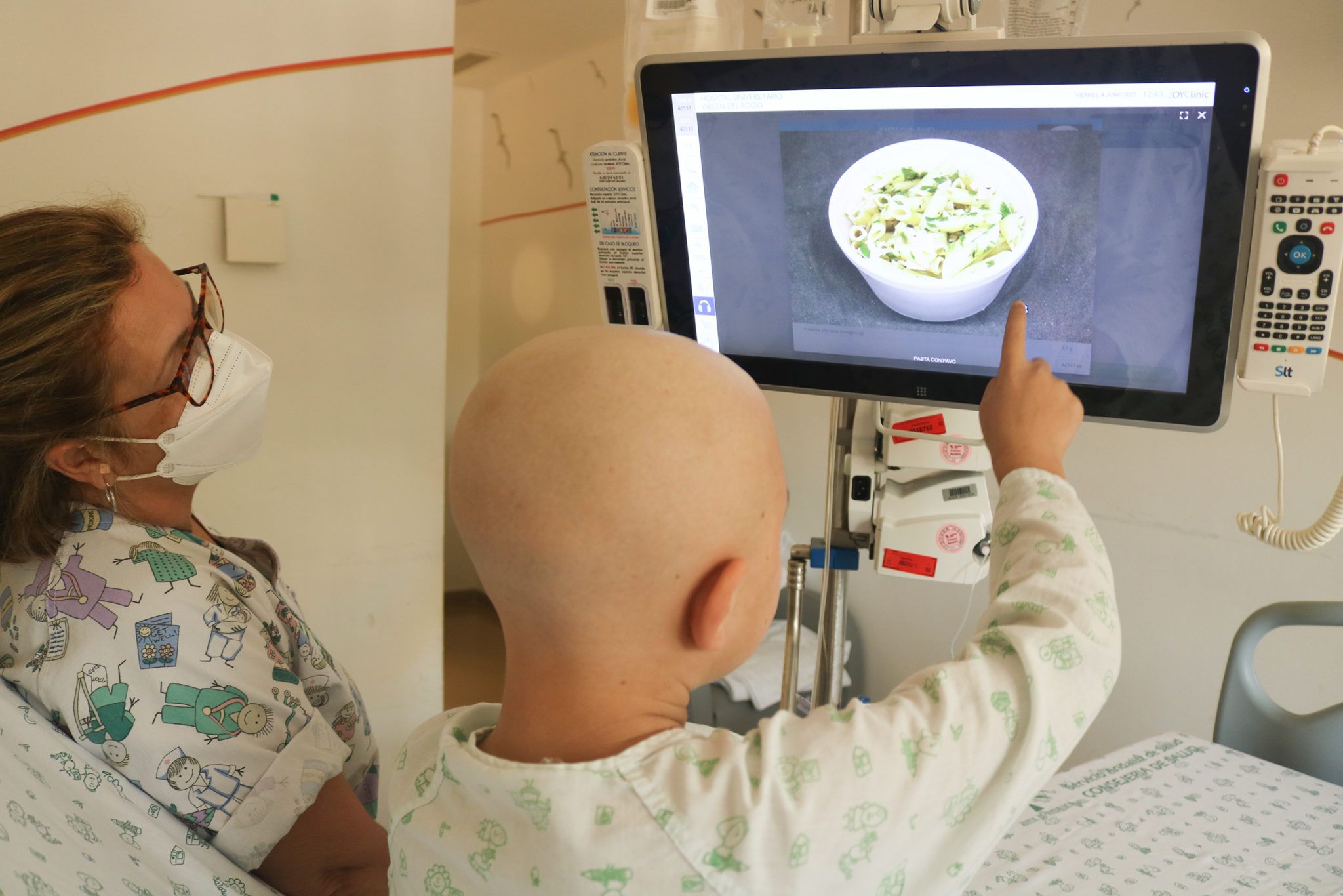 El SAS ya permite ver y elegir el menú de forma digitalizada a los pacientes ingresados.
