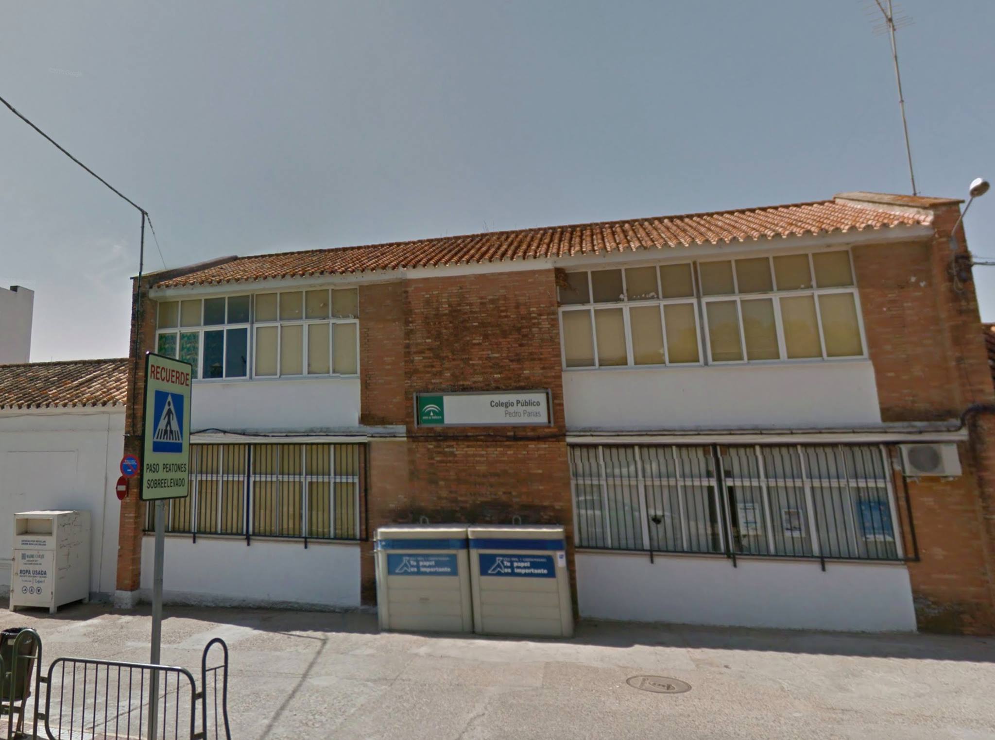Colegio público Pedro Parias, situado en el municipio sevillano de Peñaflor.