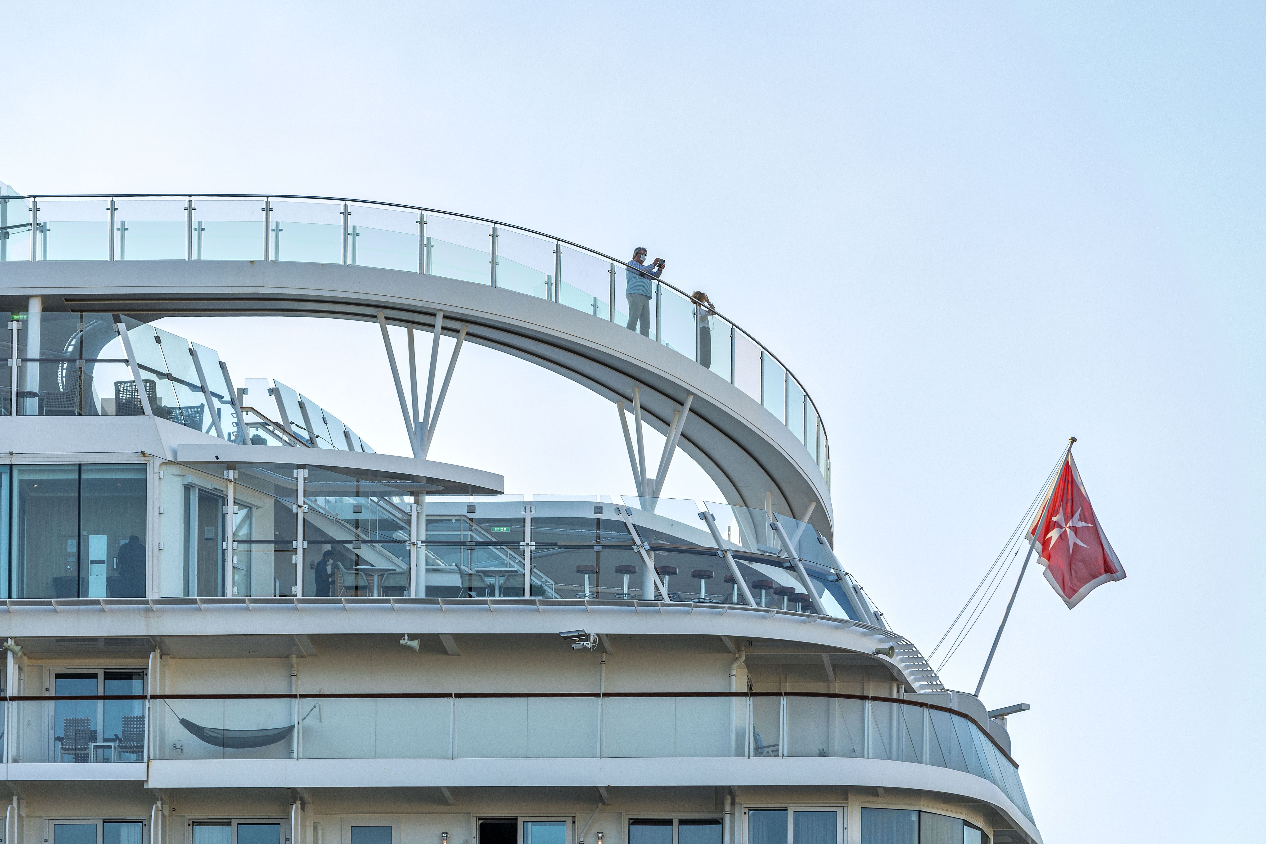 Un crucero en una imagen de archivo.