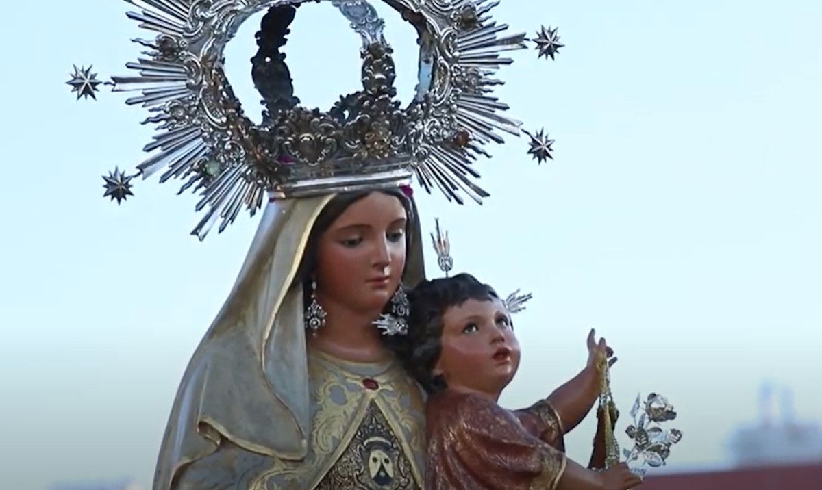 Una imagen de la Virgen del Carmen.  YATVONLINE