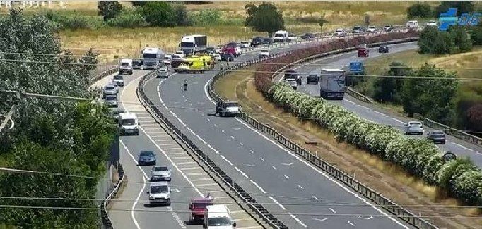 La A-4, tras el accidente mortal en Córdoba.