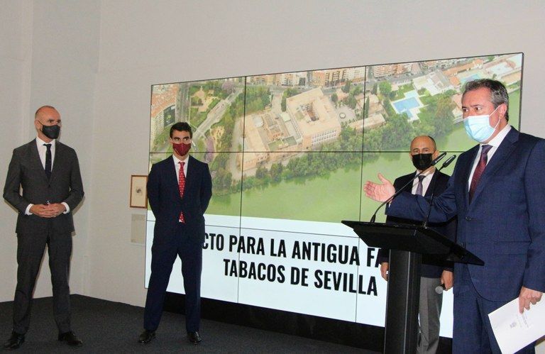 La presentación del proyecto en Altadis el pasado año.