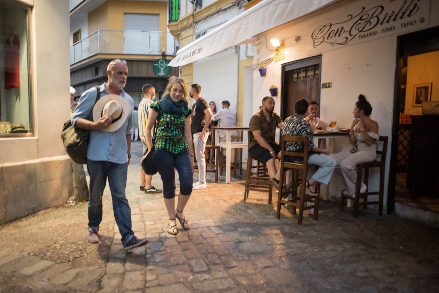 El centro de Jerez, este sábado.