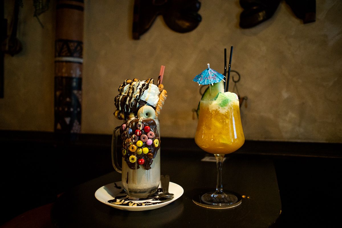 'Batigordo' y cóctel Palapa. 