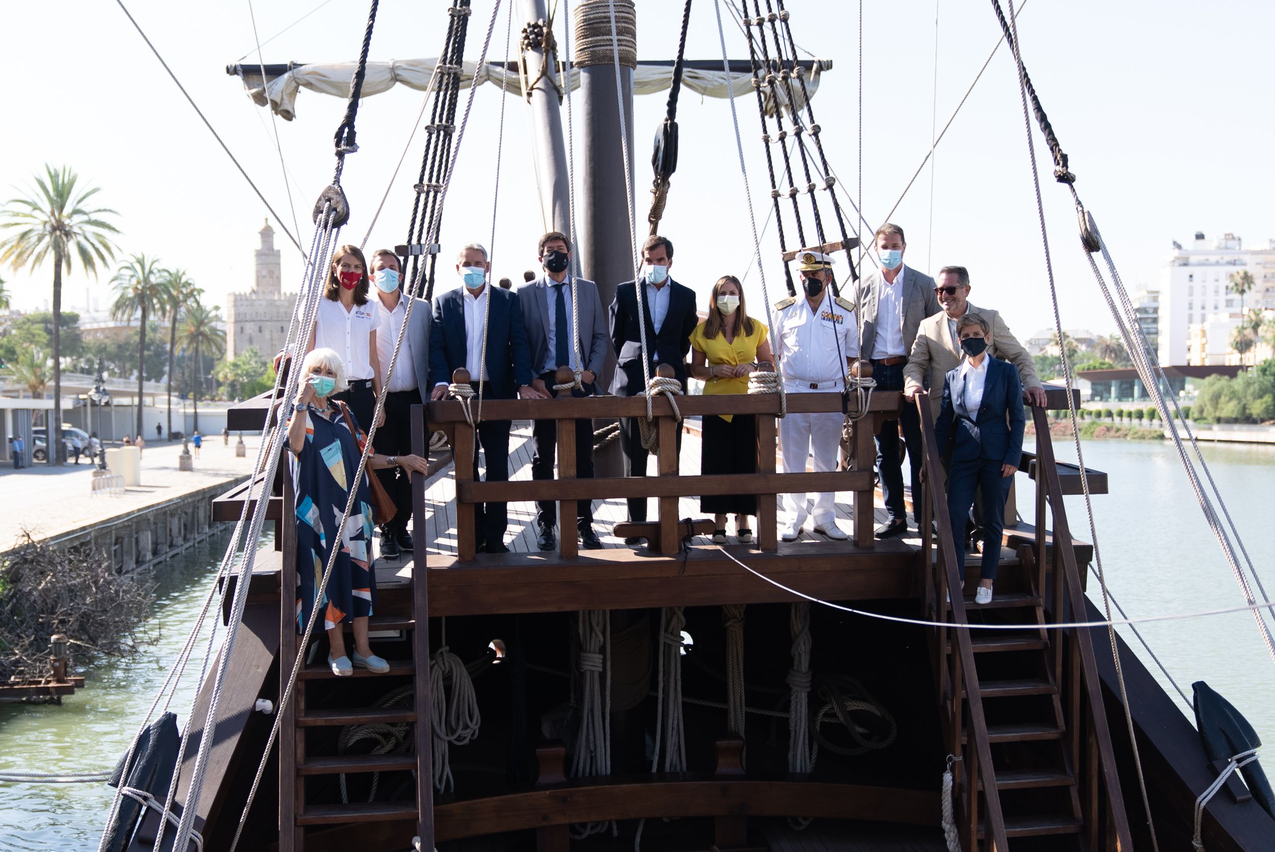 Presentación del Gran Premio de España – Andalucía – Cádiz de SailGP en la Nao Victoria.