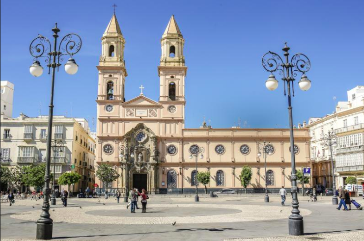 La iglesia de San Antonio, en Cádiz. FOTO: TURISMO DE CÁDIZ