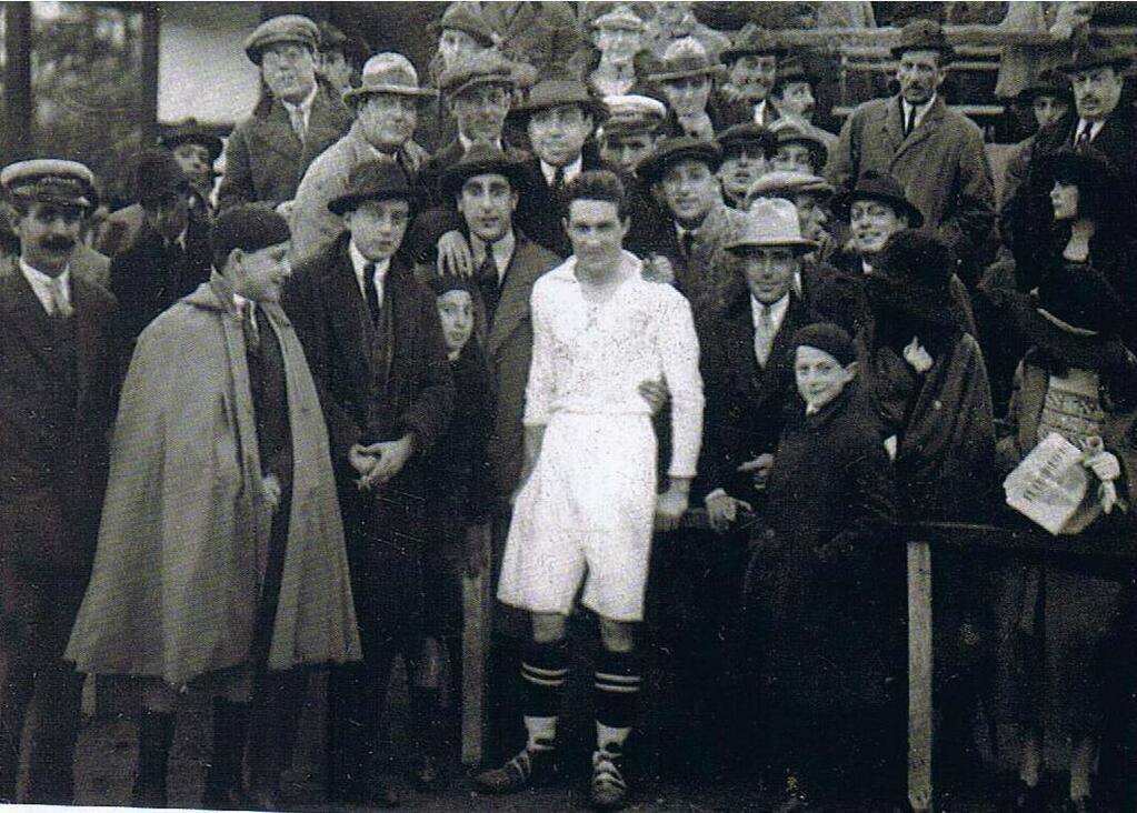 Enrique Spencer, futbolista del Sevilla, en una imagen de principios del siglo XX.