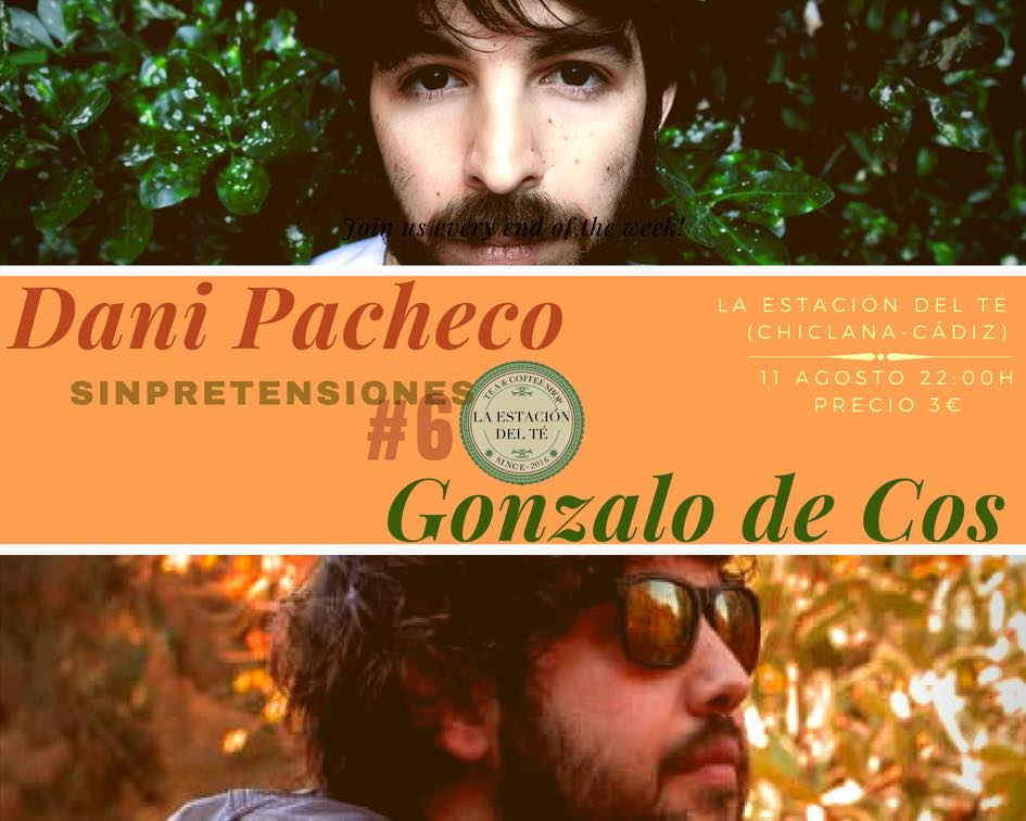 Portada del cartel del concierto de Pacheco y De Cos.