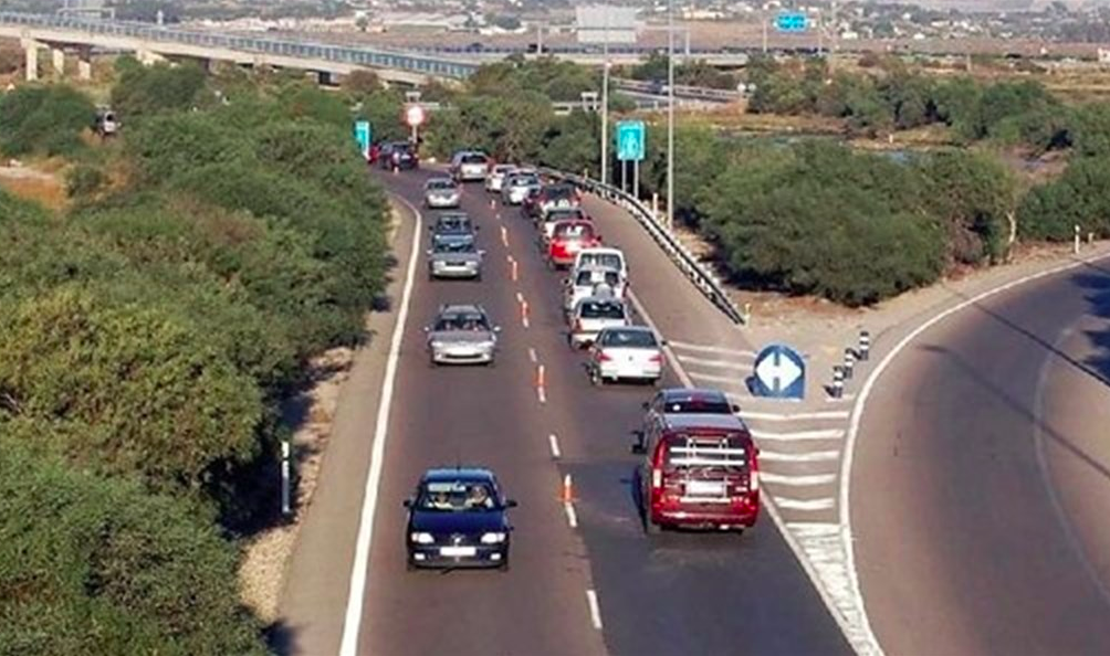 El nudo de Tres Caminos, en una imagen retrospectiva. FOTO: EUROPA PRESS