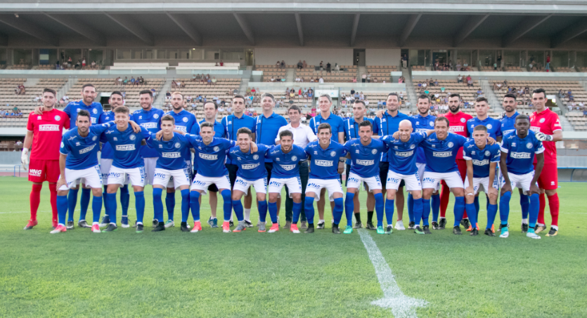 La plantilla del Xerez Deportivo FC. de la temporada 2018-2019, en Chapín.