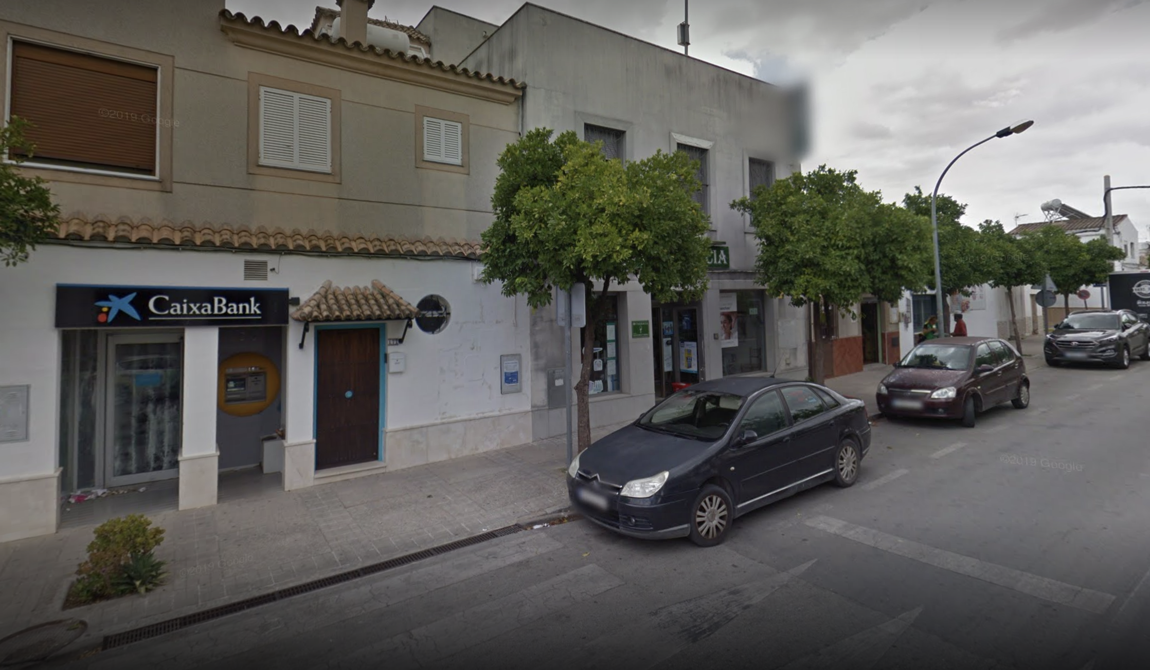 Sucursal de Caixabank en la ELA de Estella, en Jerez, en una imagen de Google Maps.