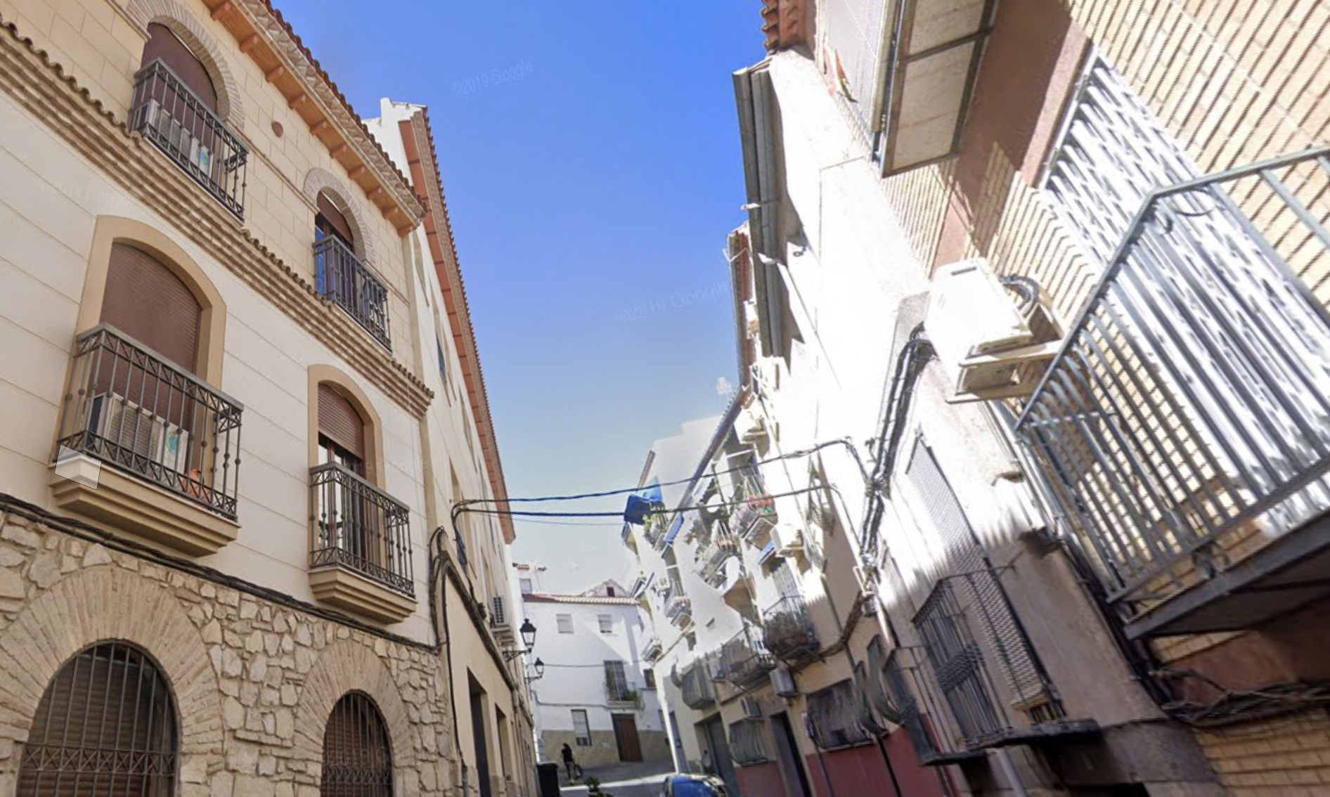 Calle de Jaén donde ocurrieron los hechos, en una imagen de Google Maps.