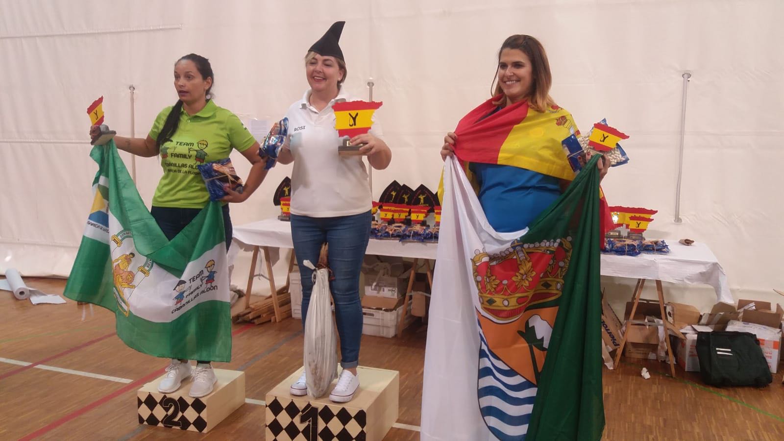 Carmen Yuste acaba en tercera posición. 