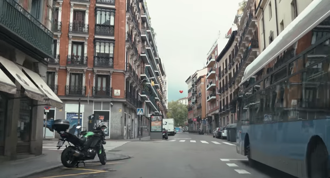 Calles de Madrid, vacías durante el estado de alarma.
