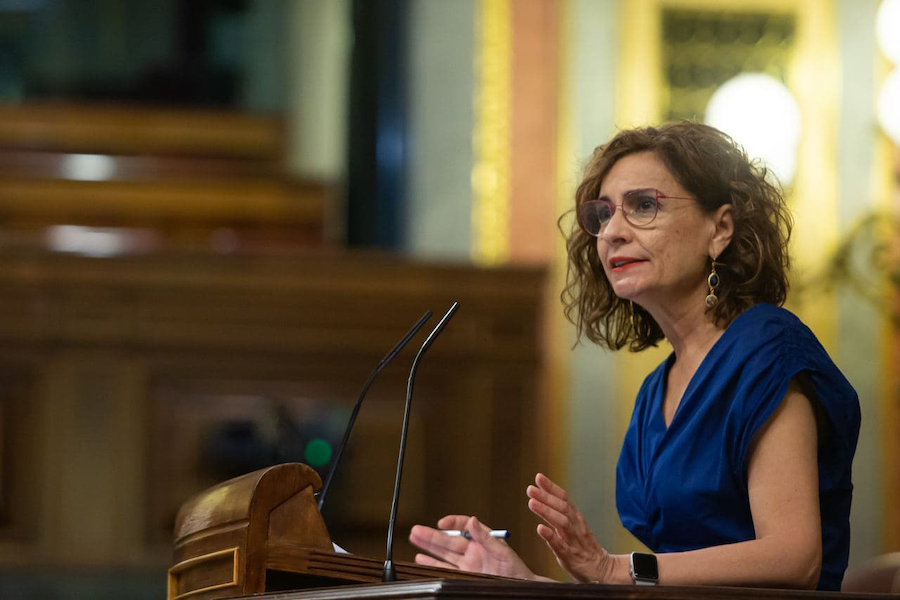 La ministra de Hacienda y Función Pública, María Jesús Montero, en una imagen de archivo.