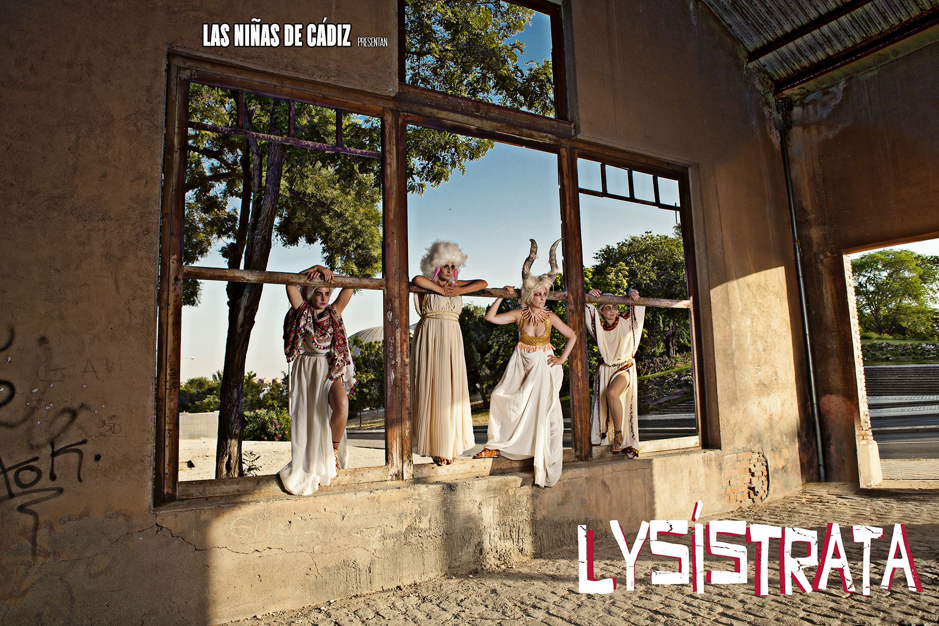 Las Niñas de Cádiz en una imagen promocional de la obra 'Lysístrata'.
