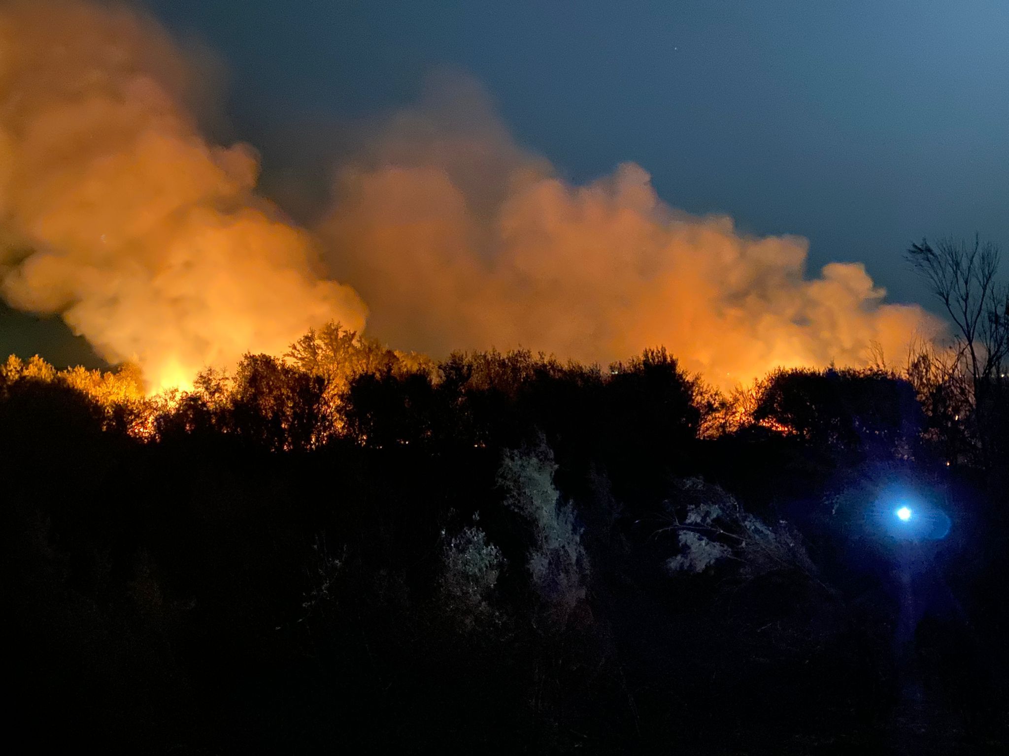 El incendio de El Garrobo, en una imagen del Infoca.