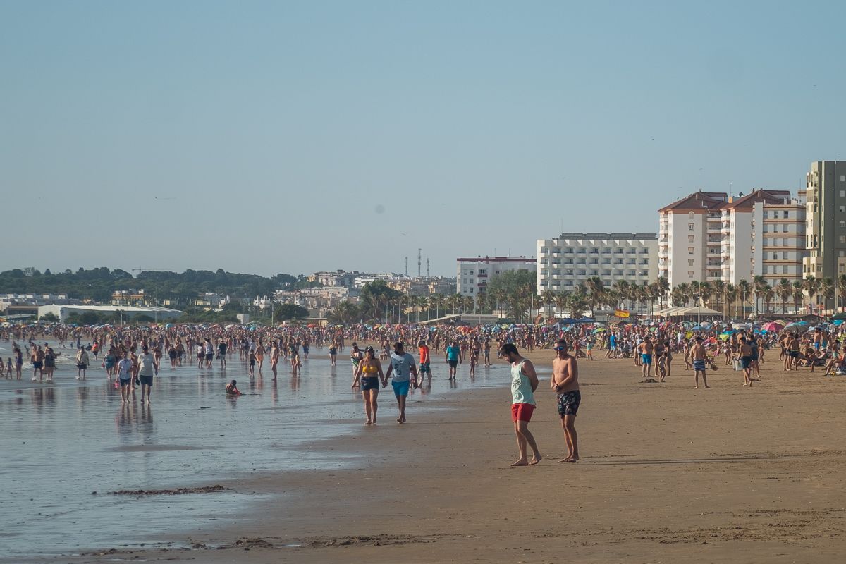 Playa de Valdelagrana junto a la que se desarrollará fiesta infantil.
