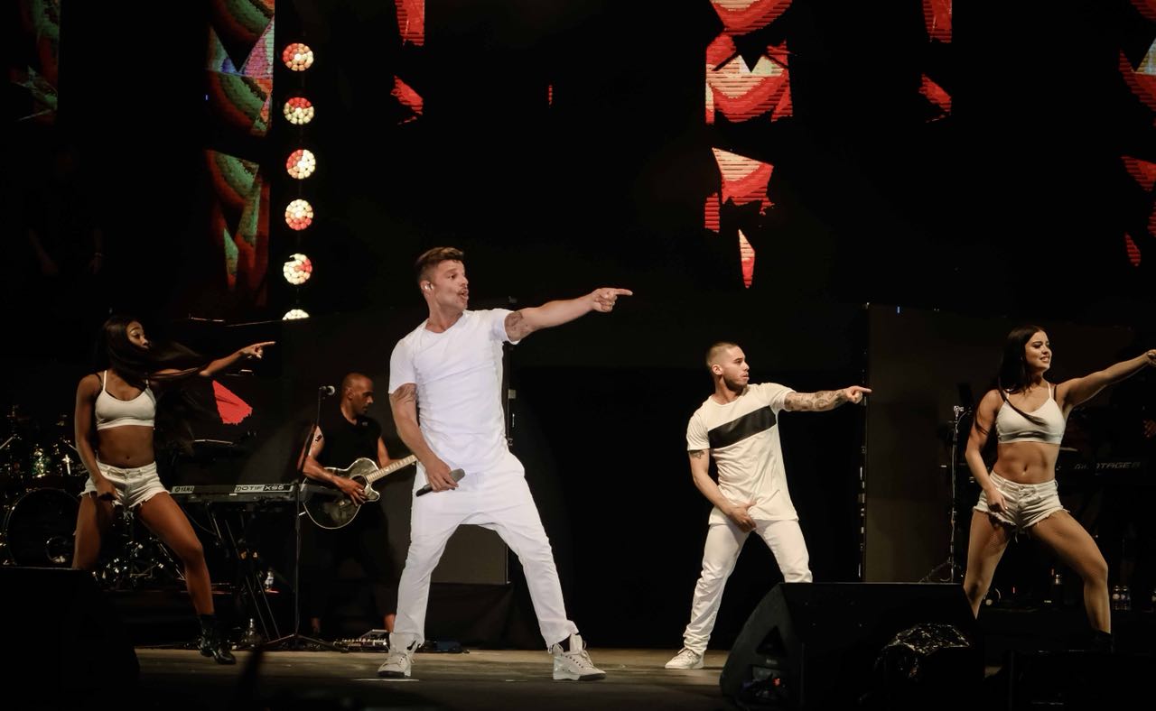Ricky Martin, en un concierto reciente.