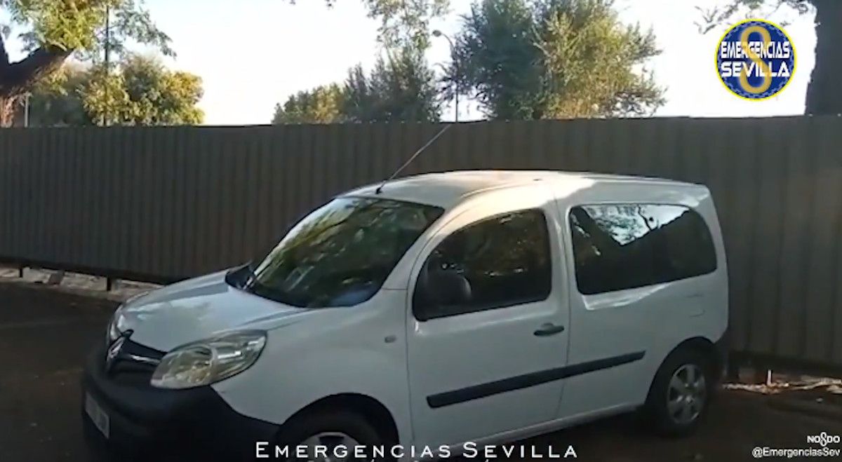 Coche utilizado para prestar el servicio de taxi en Sevilla.