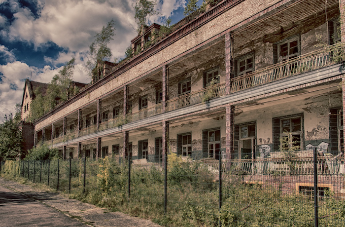 Un sanatorio abandonado, en una imagen de archivo.