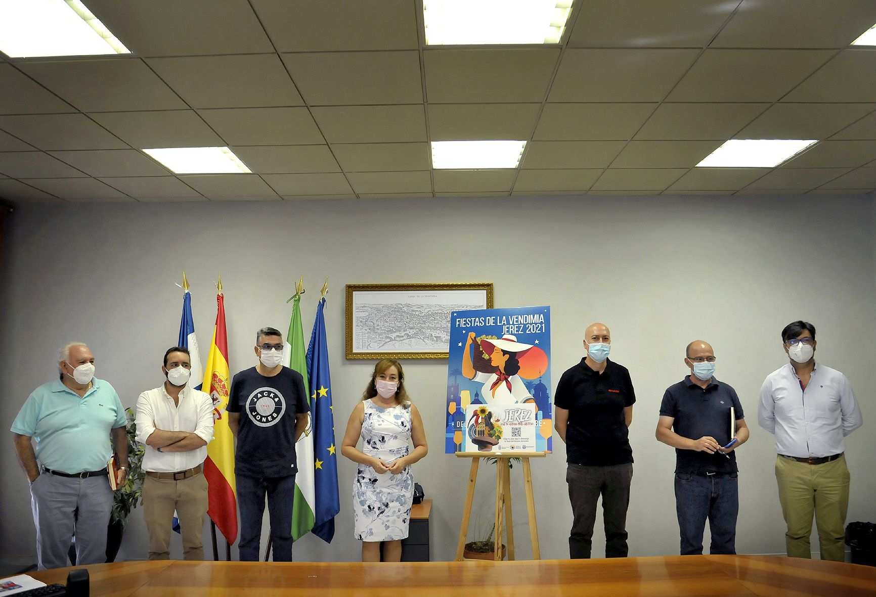 Ayuntamiento de Jerez y hosteleros apuestan por relanzar el sector con las Fiestas de la Vendimia.