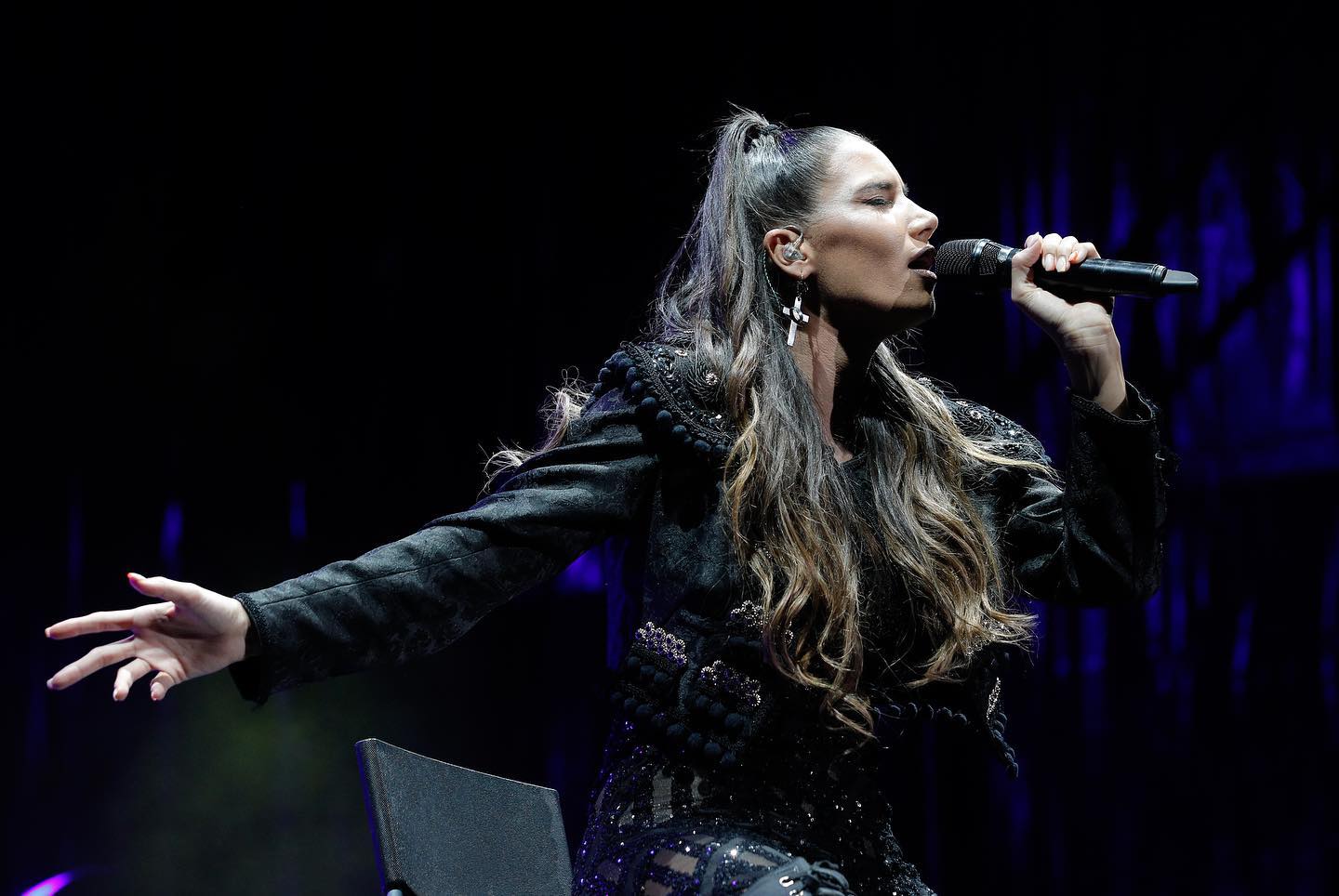 La cantante India Martínez días atrás, en uno de los conciertos de su gira. 