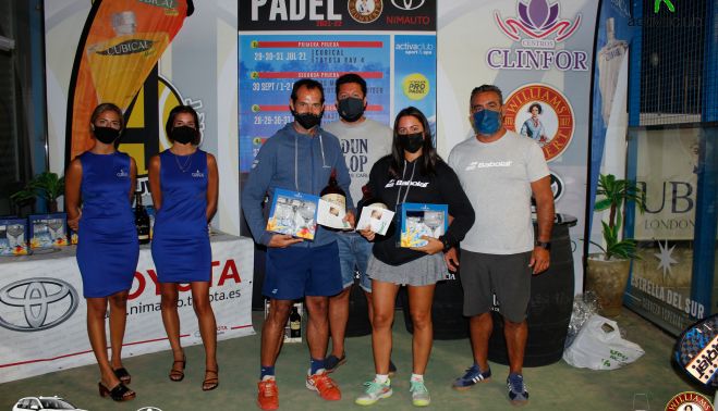 Pareja subcampeona de la categoría mixta.