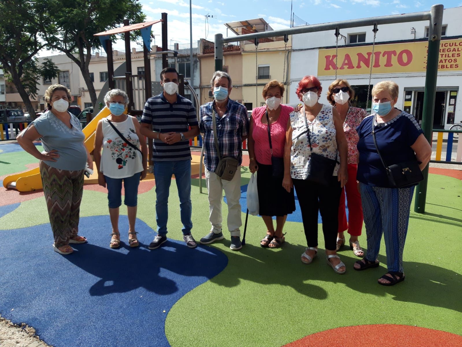 El Ayuntamiento de Jerez renovará los suelos de caucho de siete parques infantiles.