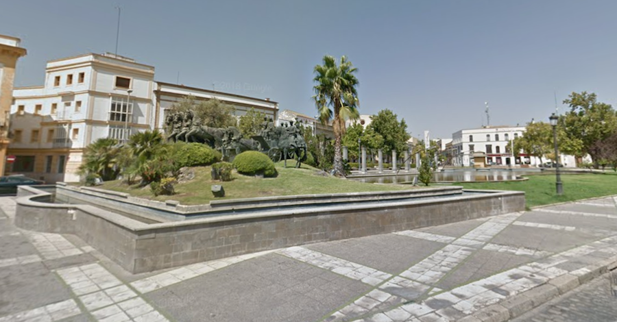 La plaza del Mamelón, en una imagen de Google Maps.